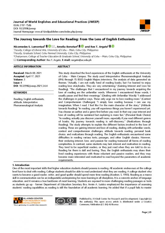 picture_Journey Pdf 116784 | 351824 The Journey Towards The Love For Reading D489ab4d