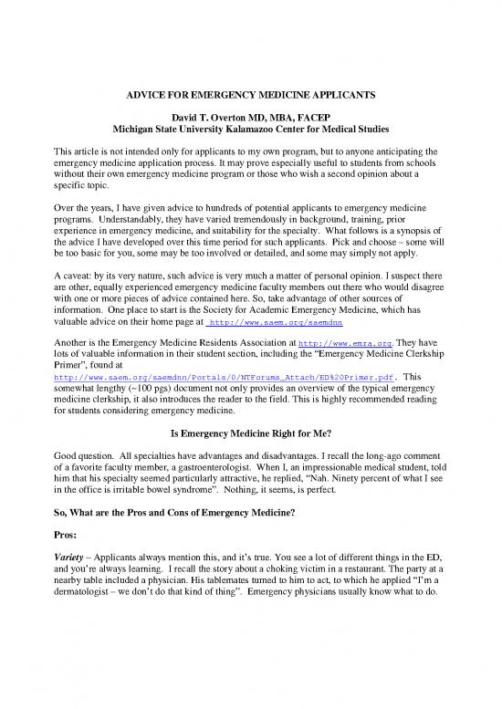 picture Medicine Pdf 115322 | Advice For Em Applicants 2011 3