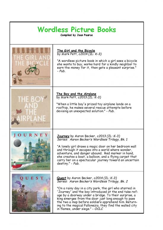 picture_Journey Aaron Becker Pdf 116749 | Booklist Joan Wordless