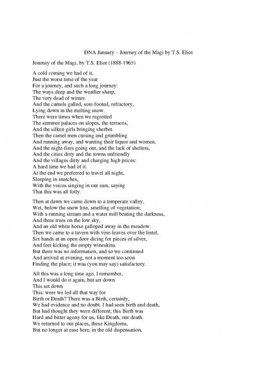 picture Journey Of The Magi Pdf 116747 | Dna January Journey Of The Magi