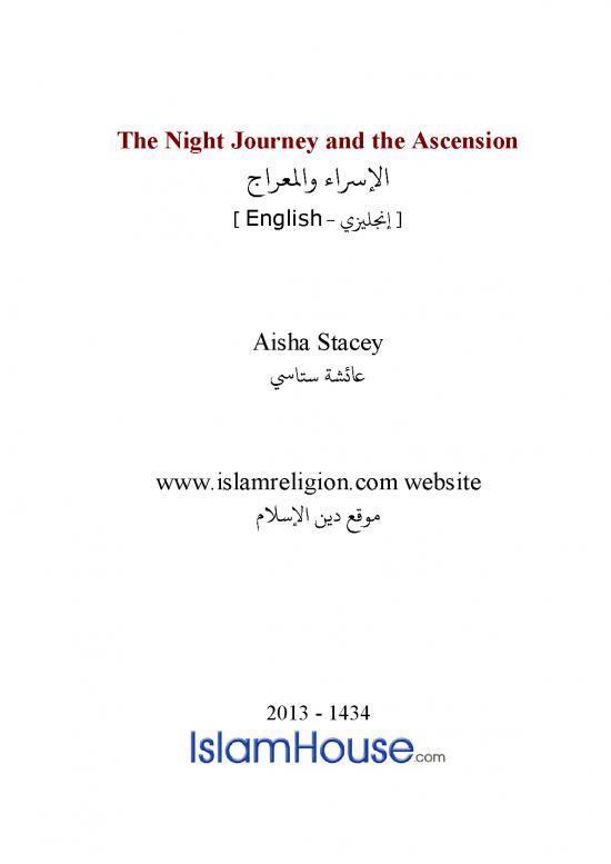 picture_Journey Pdf 116666 | En The Night Journey And The Ascension