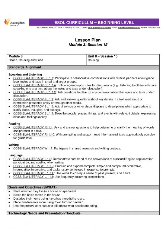 picture_Esol Beg Module3 Unit8 Session15 Lessonplan