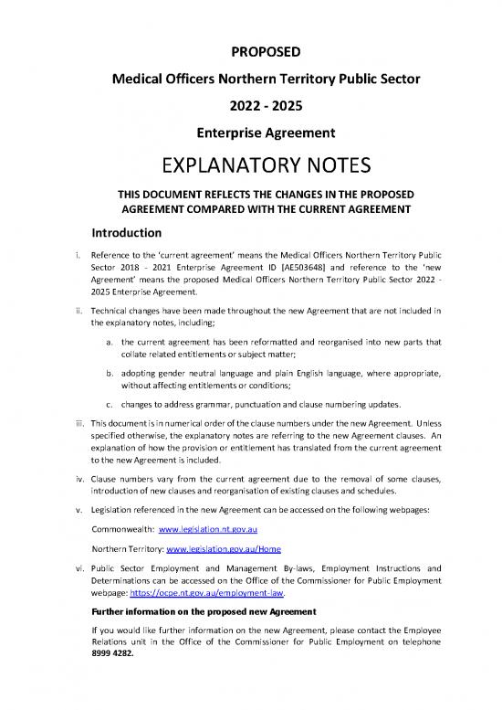 picture1_Agreement Sample 115818 | Explanatory Notes For Proposed Medical Officers Ntps 2022 2025 Enterprise Agreement