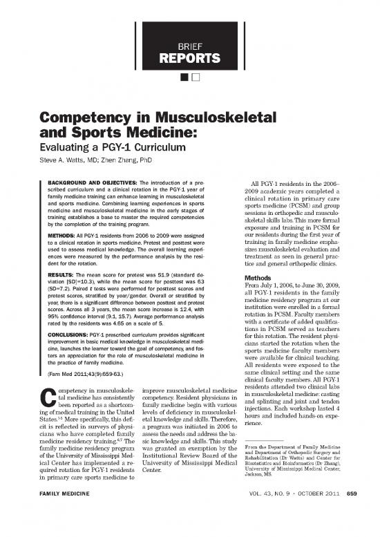 picture1_Pretest Family Medicine Pdf 116139 | Familymedicinevol43issue9watts659