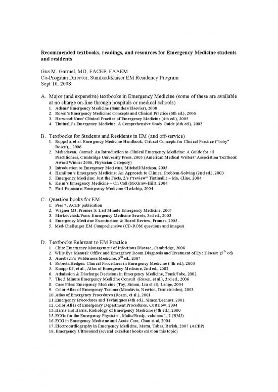 picture_Free Medical Textbooks 116320 | Garmel Recommended Textbooks