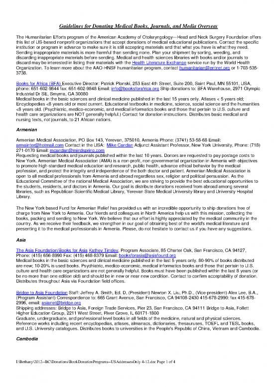 picture Medical Books Free 115503 | Guidelines For Donating Bookdonationprograms  Usaddressesonly 4 12