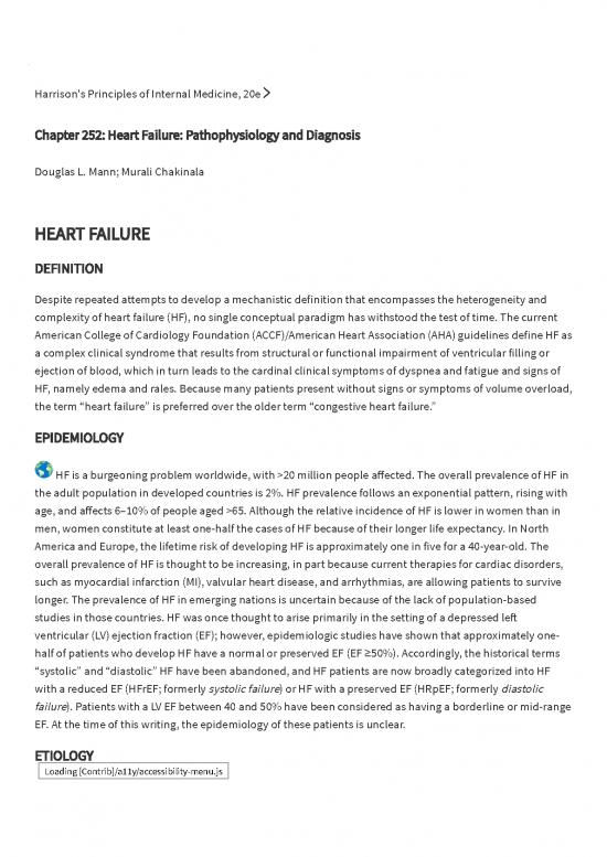 picture Harrison's Heart Failure Unmarked