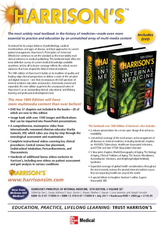 picture Harrison Internal Medicine Pdf 115205 | Harrisons