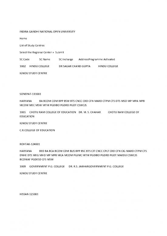 picture_Ignou Study Centre List Pdf 117489 | Ignou Study Centres