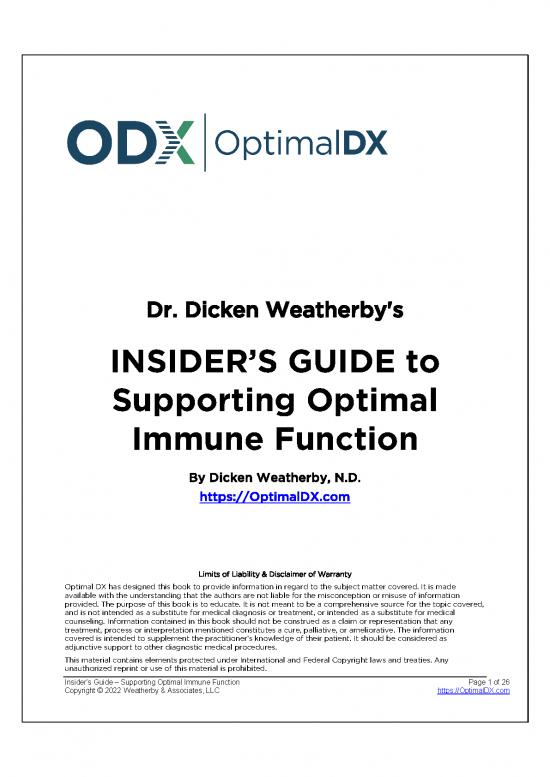 picture Medical Guide Book Pdf 117269 | Insiders Guide Treating Immune Dysfunction