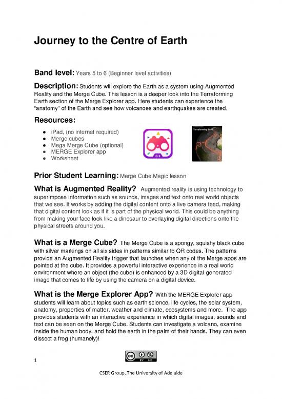 picture_Journey Pdf 116664 | Journey To The Centre Of Earth Lesson Plan Merge Kit