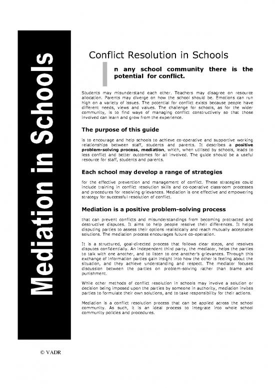 picture1_Problem Solving Strategies Pdf 115149 | Mediation In Schools