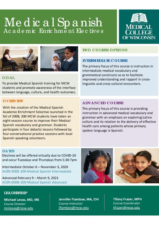 picture Medical Spanish Pdf 116369 | Office Of Global Health Medical Spanish Facts 2020 2021