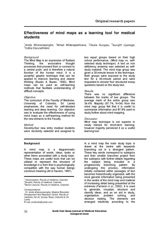 picture1_Mind Maps For Medical Students Pdf 115843 | Or4 Amila Wickramasinghe