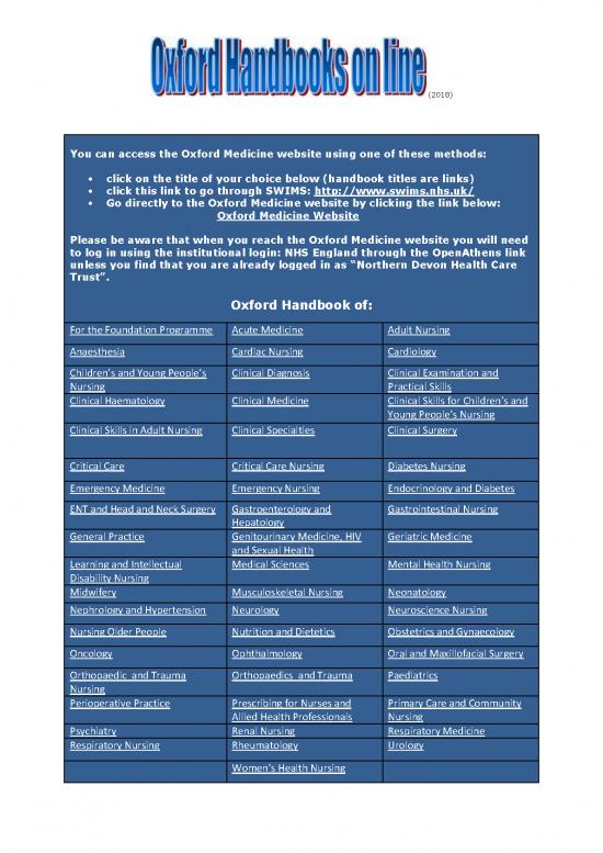 picture_Oxford Handbook Of Clinical Medicine 115603 | Oxford Handbook List 180518