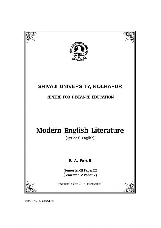 picture1_Academic Pdf 115130 | Part Ii Op English  3 Modern English Literature Se Iii Finapdf