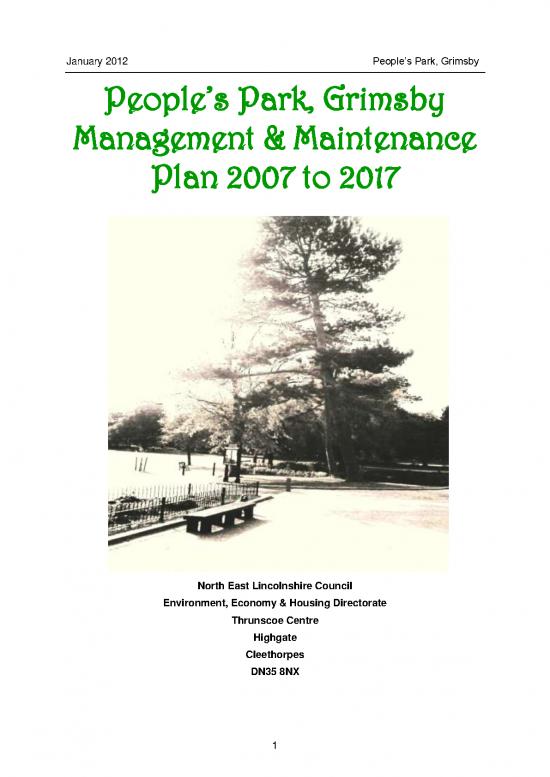 picture1_Matrix Pdf 115597 | Peoples Park Management Plan