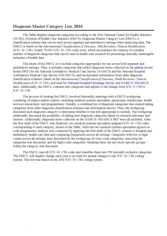 picture_Medical Diagnosis List Pdf 115900 | Reclass Icd 10 Cm Tables
