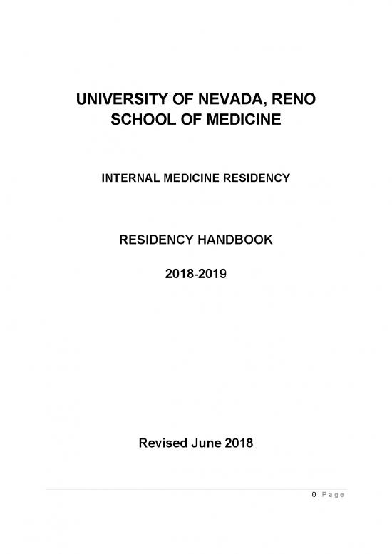 picture Internal Medicine Handbook Pdf 116576 | Residency Handbook 2018 2019 Final1
