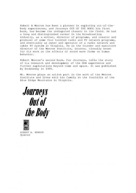 picture_Career Pdf 116876 | Robert Monroe Journeys Out Of The Body