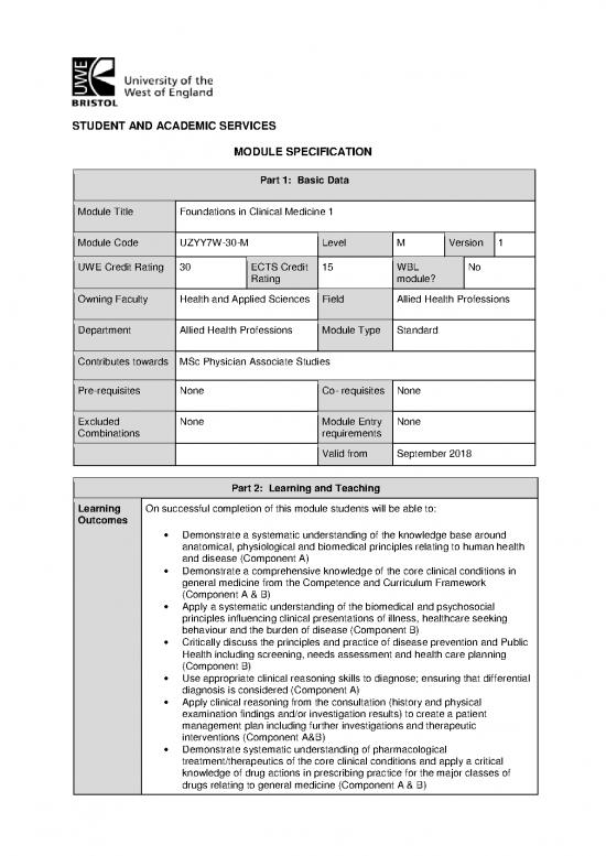 picture1_Medicine Pdf 115282 | Uzyy7w 30 M Foundations In Clinical Medicine 1 V1 May 2018