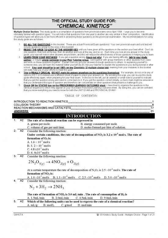 picture_Study Pdf 117840 | 03 Kinetics Study Guide   Multiple Choice