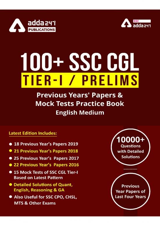 picture_100  Ssc Cgl Tier I Mock Test Practice Book Index