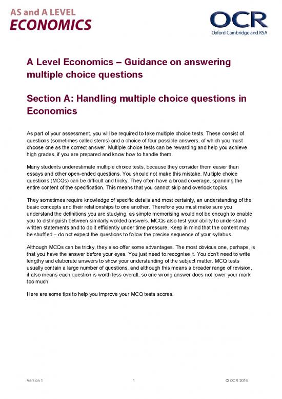 picture_Economics Pdf 117900 | 314739 Guidance On Answering Multiple Choice Questions