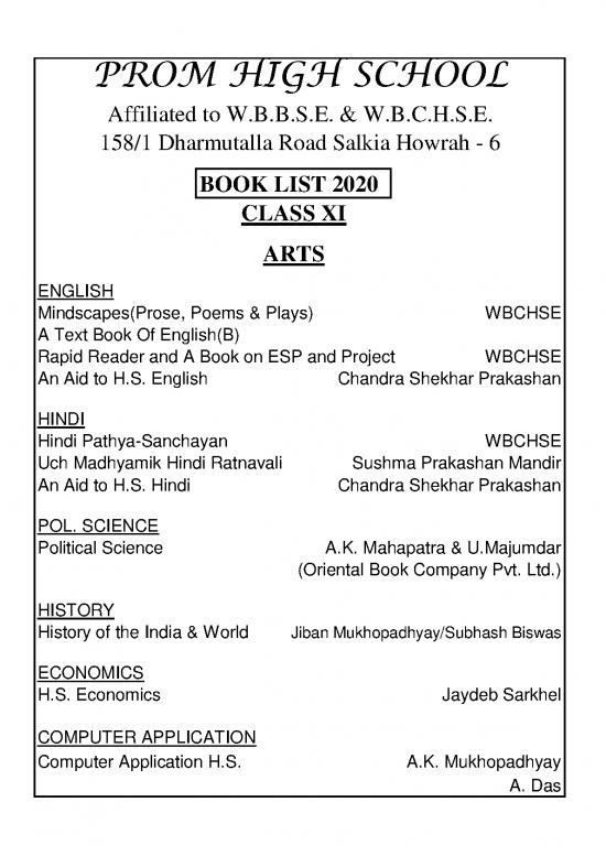 picture_Jiban Mukhopadhyay History Book Pdf 118537 | 67890 Book List Xi Arts 2020