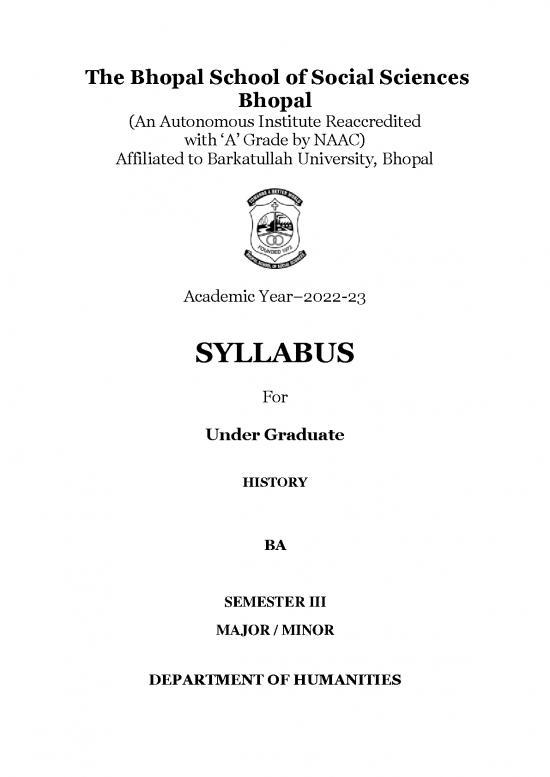 picture1_Academic Pdf 118141 | Ba(history) Third Semester 2022 23