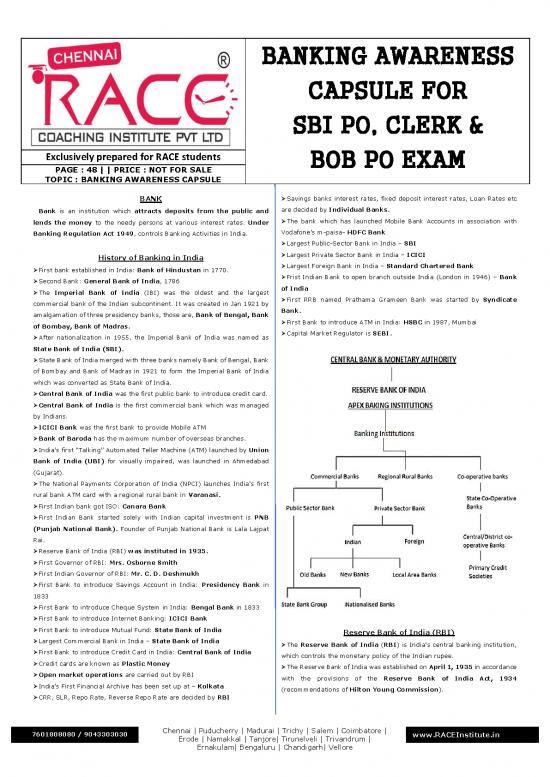 picture General Awareness Pdf 117946 | Banking Awareness Capsule