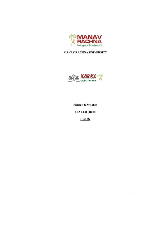 picture1_Justice Pdf 118050 | Bba Llb Syllabus Booklet