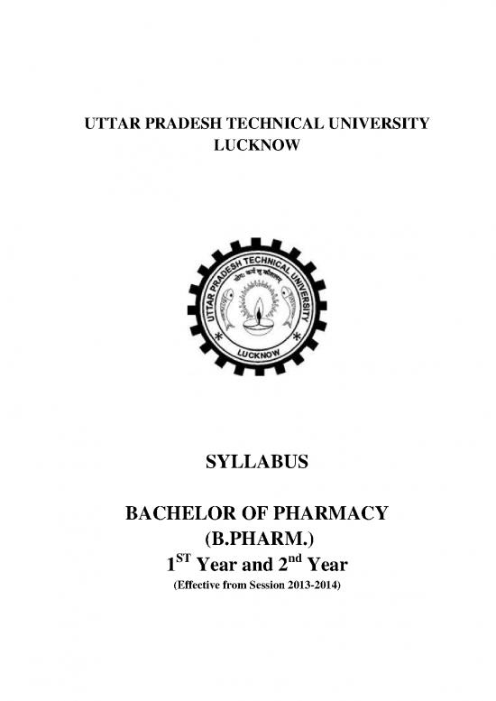 picture1_Pharmaceutical Chemistry Pdf 118173 | Bpharm I Ii 2014 20aug14