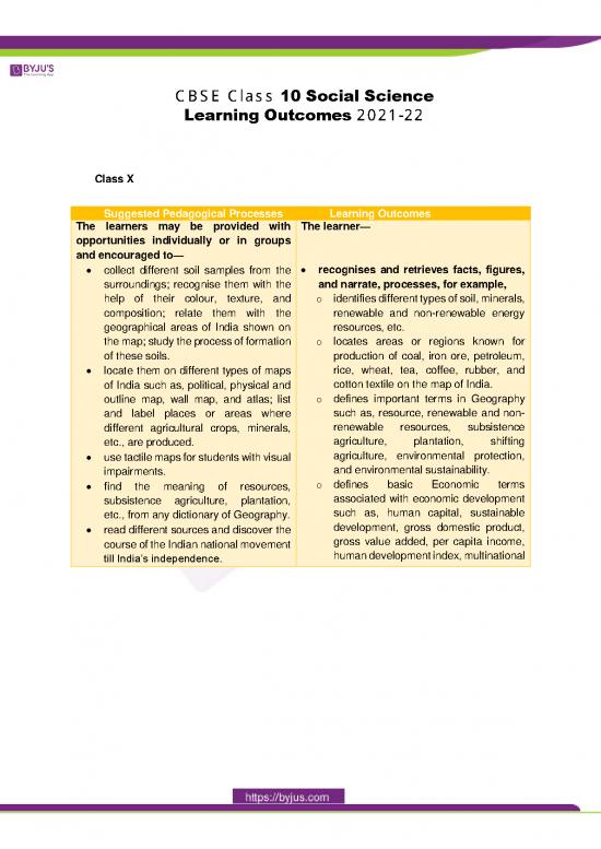 picture1_Study Pdf 117620 | Cbse Class 10 Social Science Learning Outcomes 2021 22