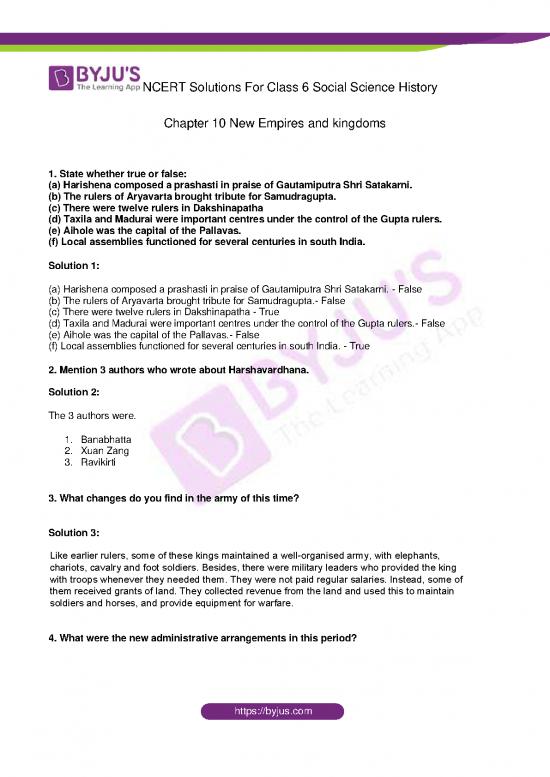 picture1_Cl 6 History Chapter No 10 New Empires And Kingdoms Que Ans 2022 02 02 1513210530