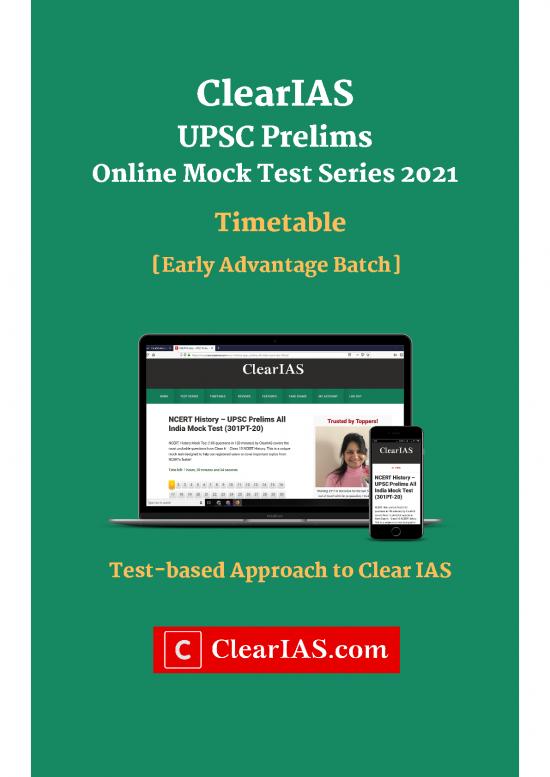 picture Ias Books Pdf 119000 | Clearias Upsc Prelims Online Mock Test Series 2021 Timetable Eab V1
