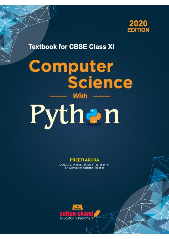 picture1_Information Retrieval Pdf 117999 | Cs With Python Cbse Class 11 Preeti Arora 2020 Chapter 1