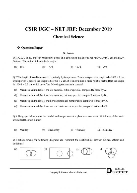 picture Ugc Net Question Paper 2019 Pdf 119024 | Cunjcssp 19 1 Question Paper Csir Ugc Net Jrf December 2019 Chemical Science