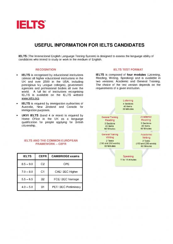 picture Study Pdf 118934 | Ielts Useful Information For Candidates Eng