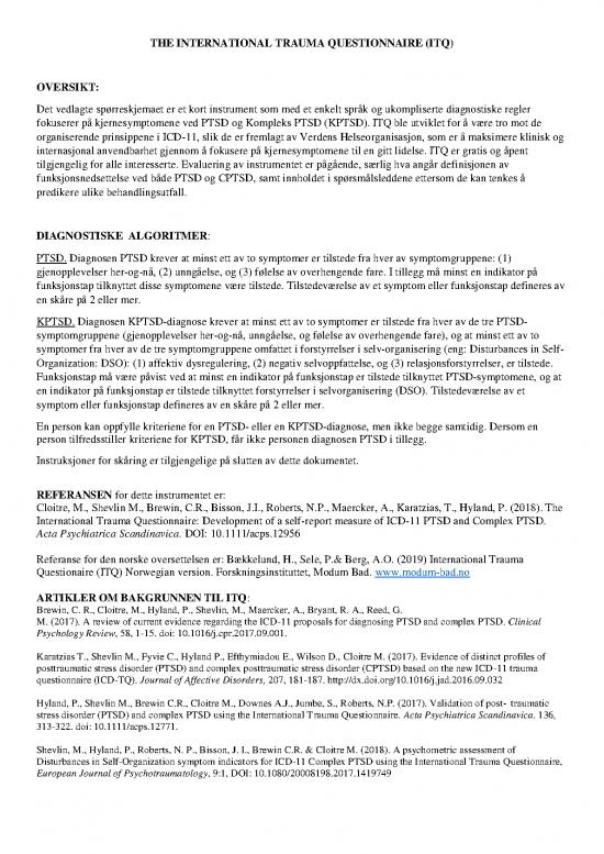 picture_International Trauma Questionnaire Pdf 119407 | Itq Item Download 2022-10-07 10-10-17