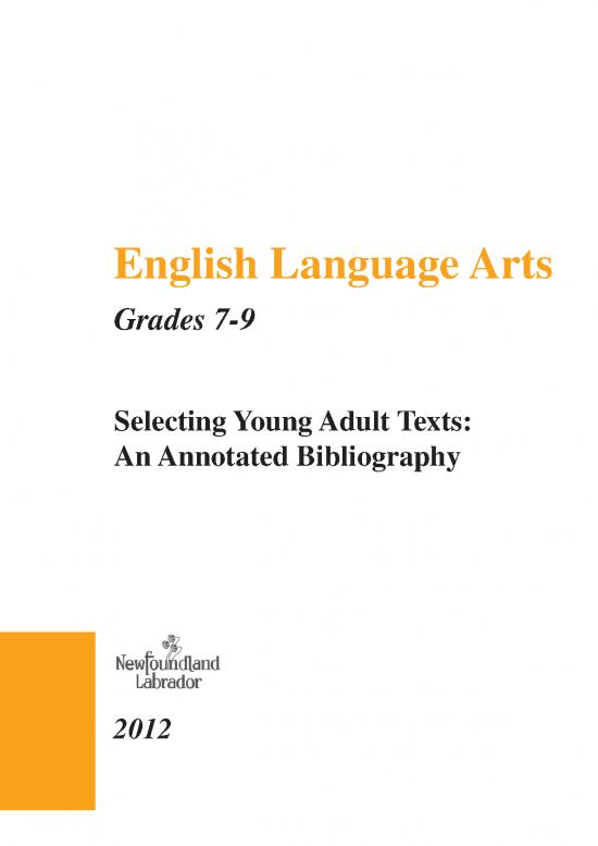 picture1_K12 Curriculum Documents English Biblio Int 2012 Intermediate Ela Annotated Bibliography