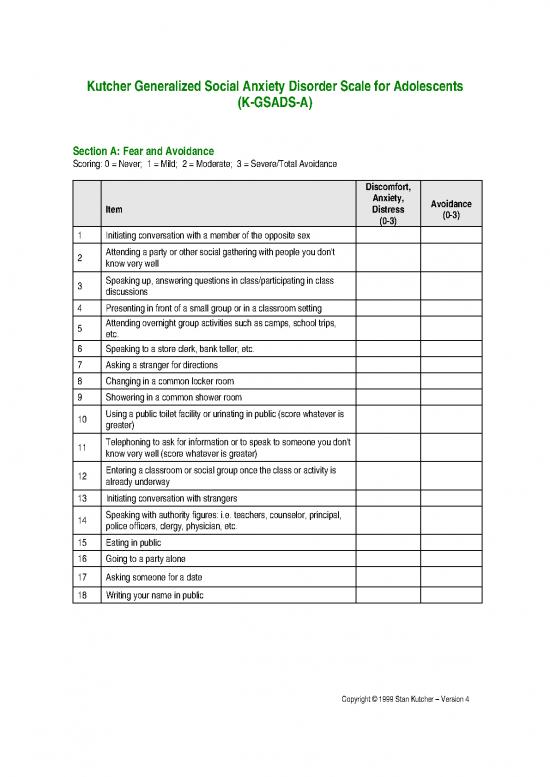 picture1_Social Anxiety Scale Pdf 119557 | K Gsads A Package