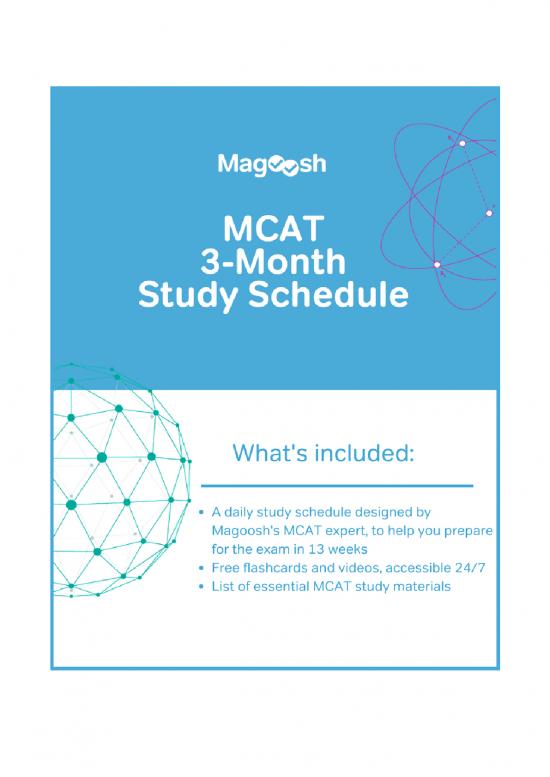 picture_Study Pdf 120184 | Mcat 3 Month Study Schedule 3 21