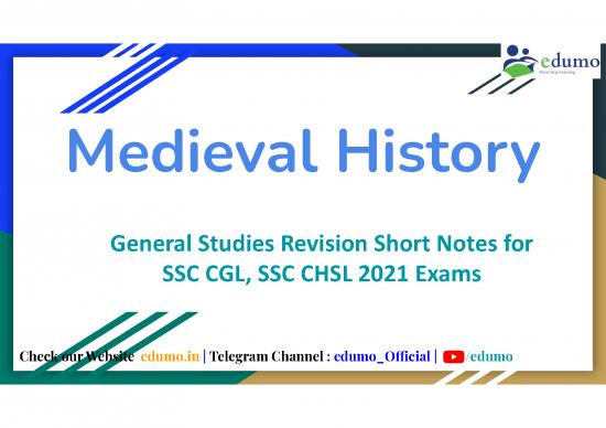 picture Ssc Cgl Notes 119999 | Medieval History Notes For Ssc Cgl Delhi Sultanate By Edumo