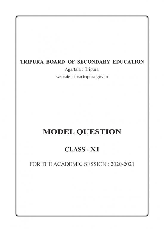 picture1_Academic Bank Of Credit Pdf 118680 | Model Question Papers   Xi