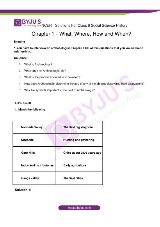 picture1_Agriculture Thesis Pdf 118221 | Ncert Solutions For Class 6 Social Science History Chapter 1 What Where How And When