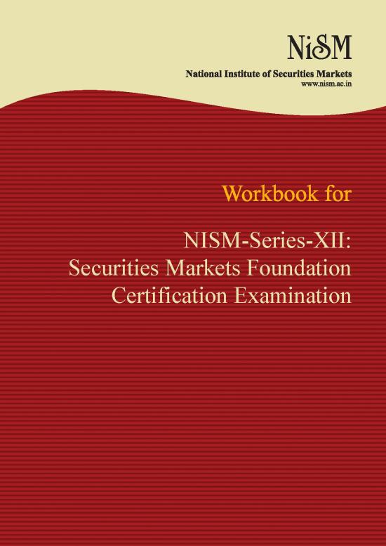 picture_Certification Pdf 118070 | Nism Series Xii Securities Markets Foundation February 2018