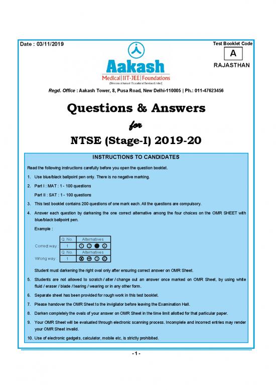 picture1_Ntse Rajasthan Question Paper 2019 20