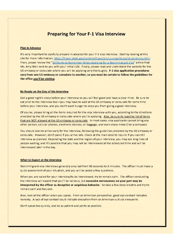 picture1_Study Pdf 119727 | Preparing For Your F 1 Visa Interview