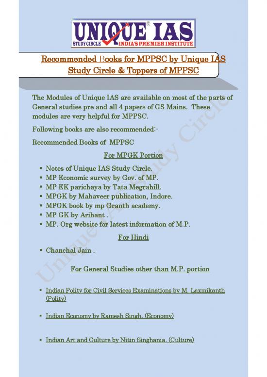 picture Mppsc Notes 118750 | Recommended Books For Mppsc